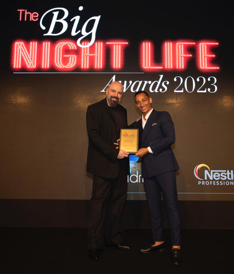 Winning Big Night Life Award